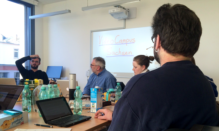 VideoCampus-Meeting an der Hochschule Mittweida