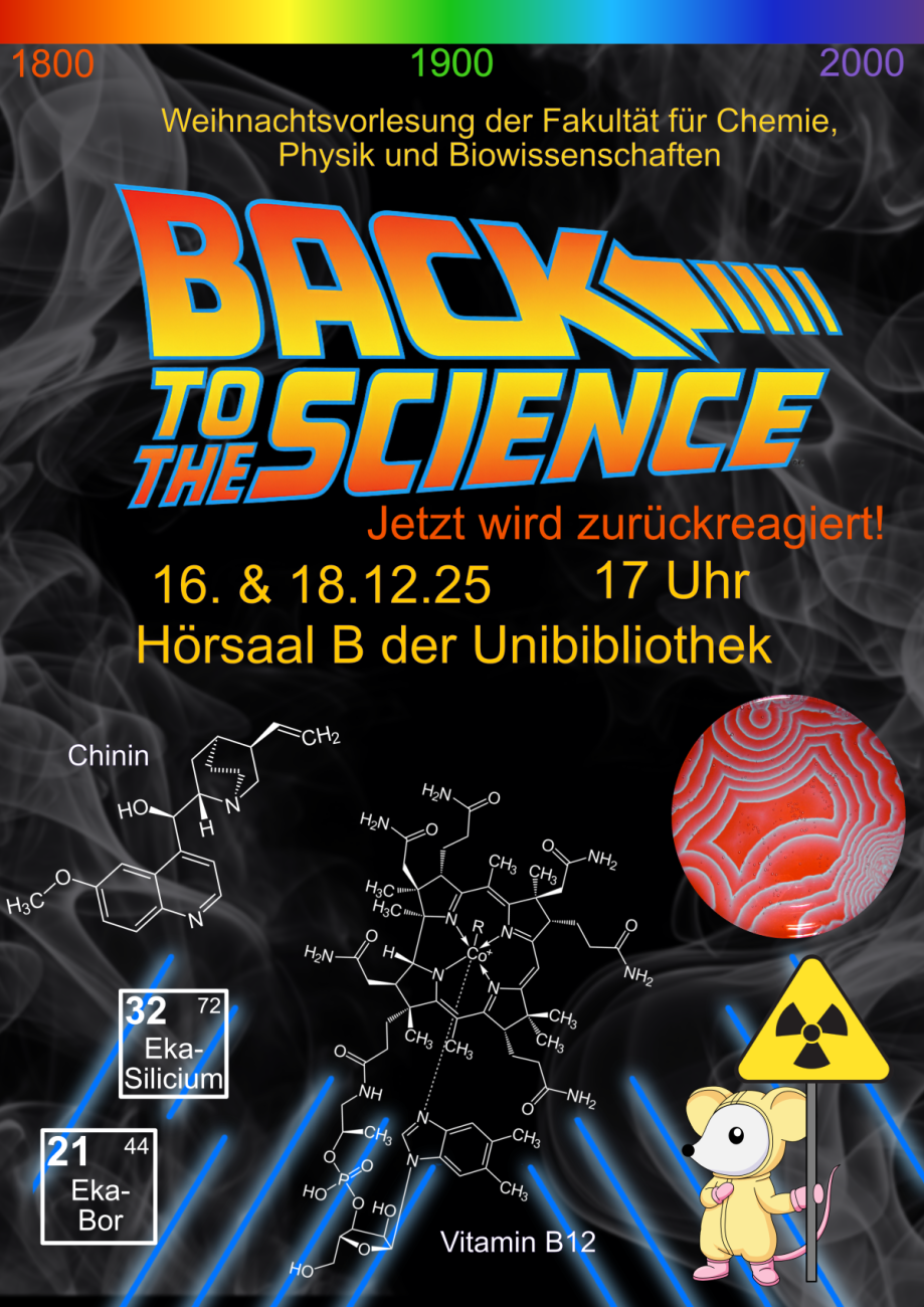 Weihnachtsvorlesung Chemie - "Back to the Science - jetzt wird zurückreagiert!"