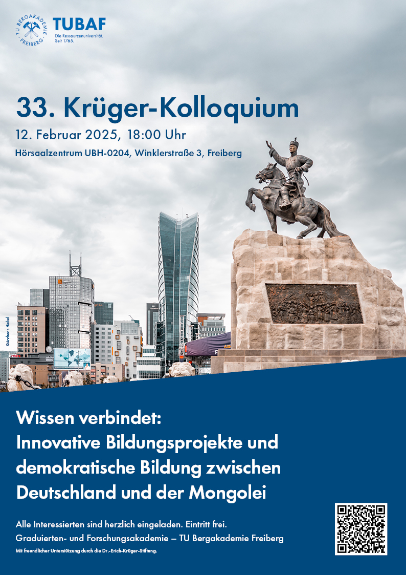 Plakat des 33. Krüger-Kolloquiums