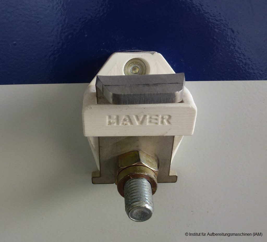 Example of a component manufactured by 3D printing for a processing machine