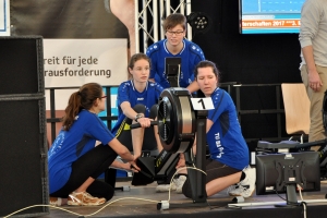 Frauen-Mannschaft, v.l.: Elena, Lisa, Hanna und Sophie
