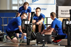 1. Männer-Mannschaft, v.l.: Denis, Stefan, Lukas, Marko