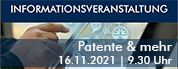 Info-Veranstaltung : Patente & mehr