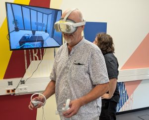 Teilnehmer im Mixed Reality Space